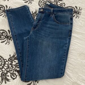 KanCan Women's Skinny Jeans - Dark Blue